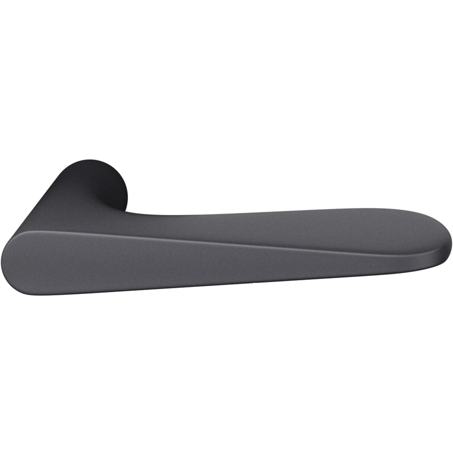 FSB FSB Drückerlochteil 10 1144 04600 ASL/AGL, Aluminium schwarz matt