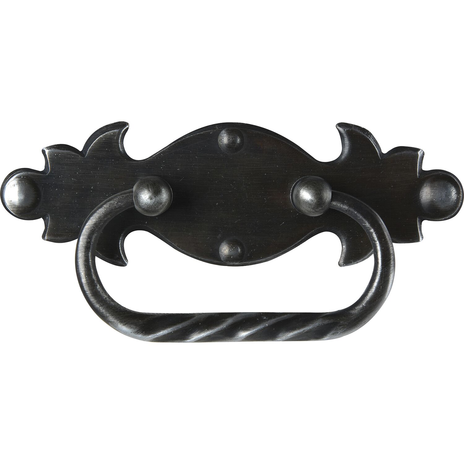 Schörghofer Hängegriff Forger ohne Schlüsselloch LA 40 mm, Breite 115 mm, Eisen altverzinnt