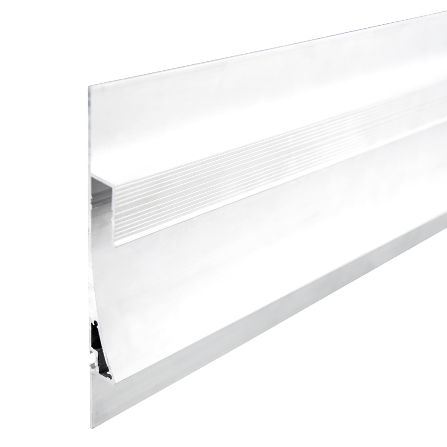 ISOLED LED Trockenbau-Leuchtenprofil Single Curve weiß 200cm