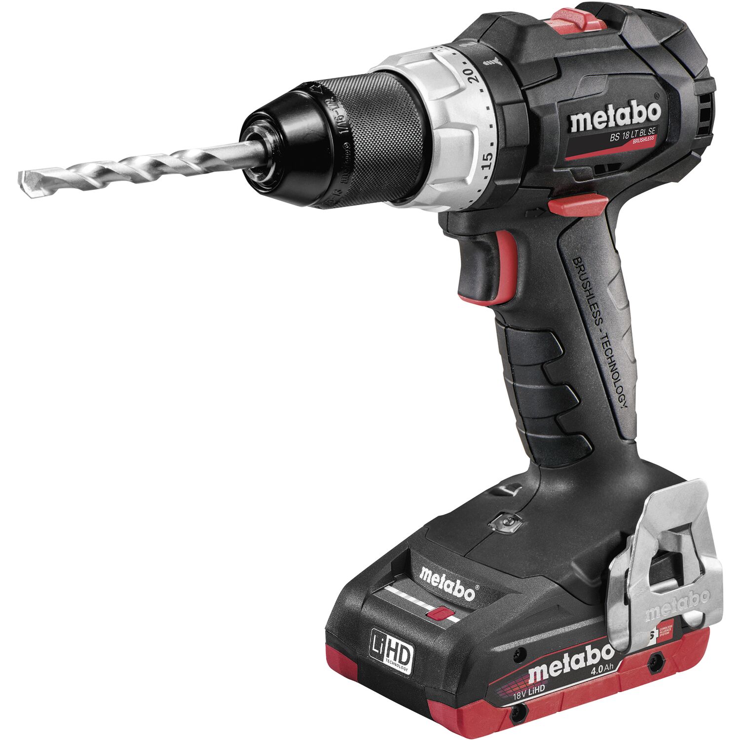 Metabo Akku-Bohrschrauber BS 18 LT BL SE 18 Volt / 4,0 Ah Li-HD