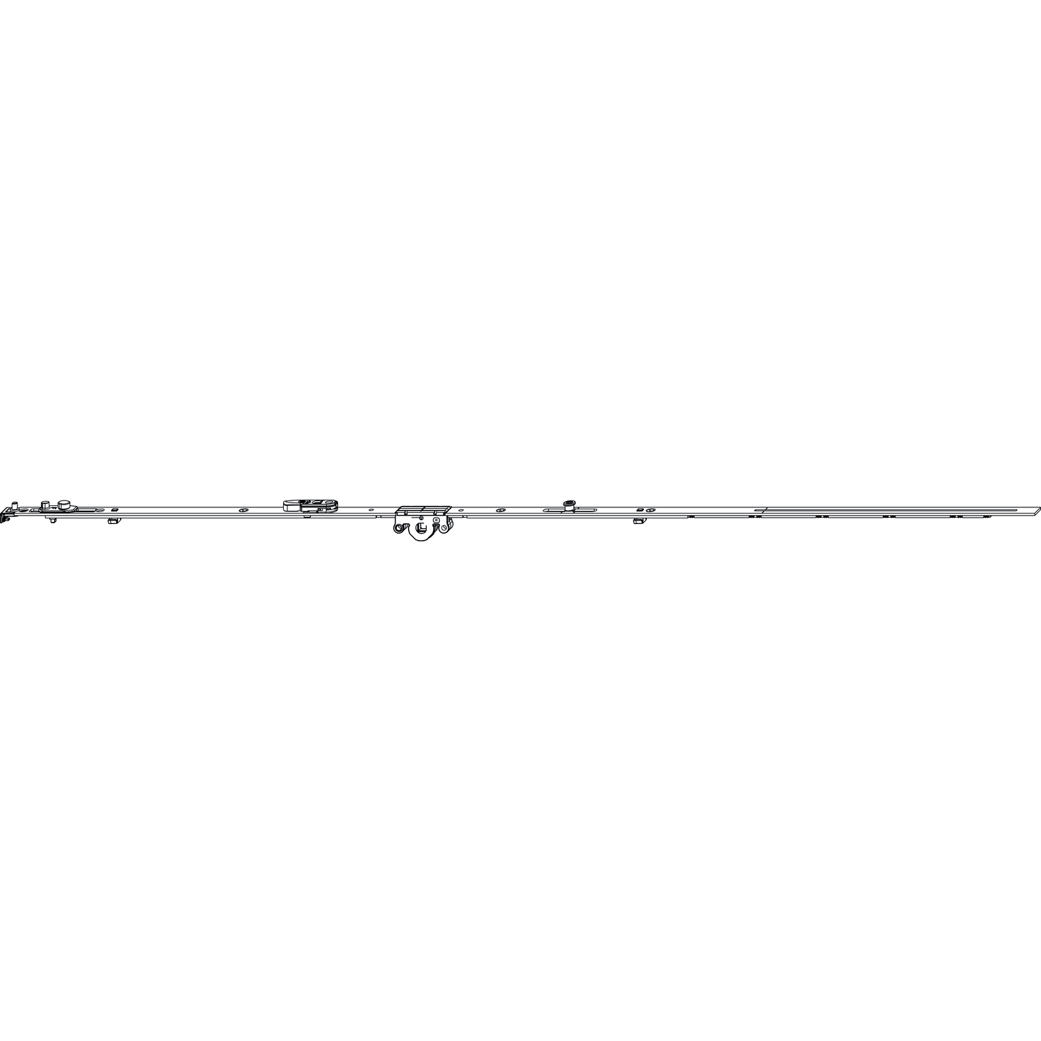 Maco #209372 MACO MM DK-Getriebe fix, Kippschwinge, DM 15 mm, 1iS, FFH 661-840 mm (209372)