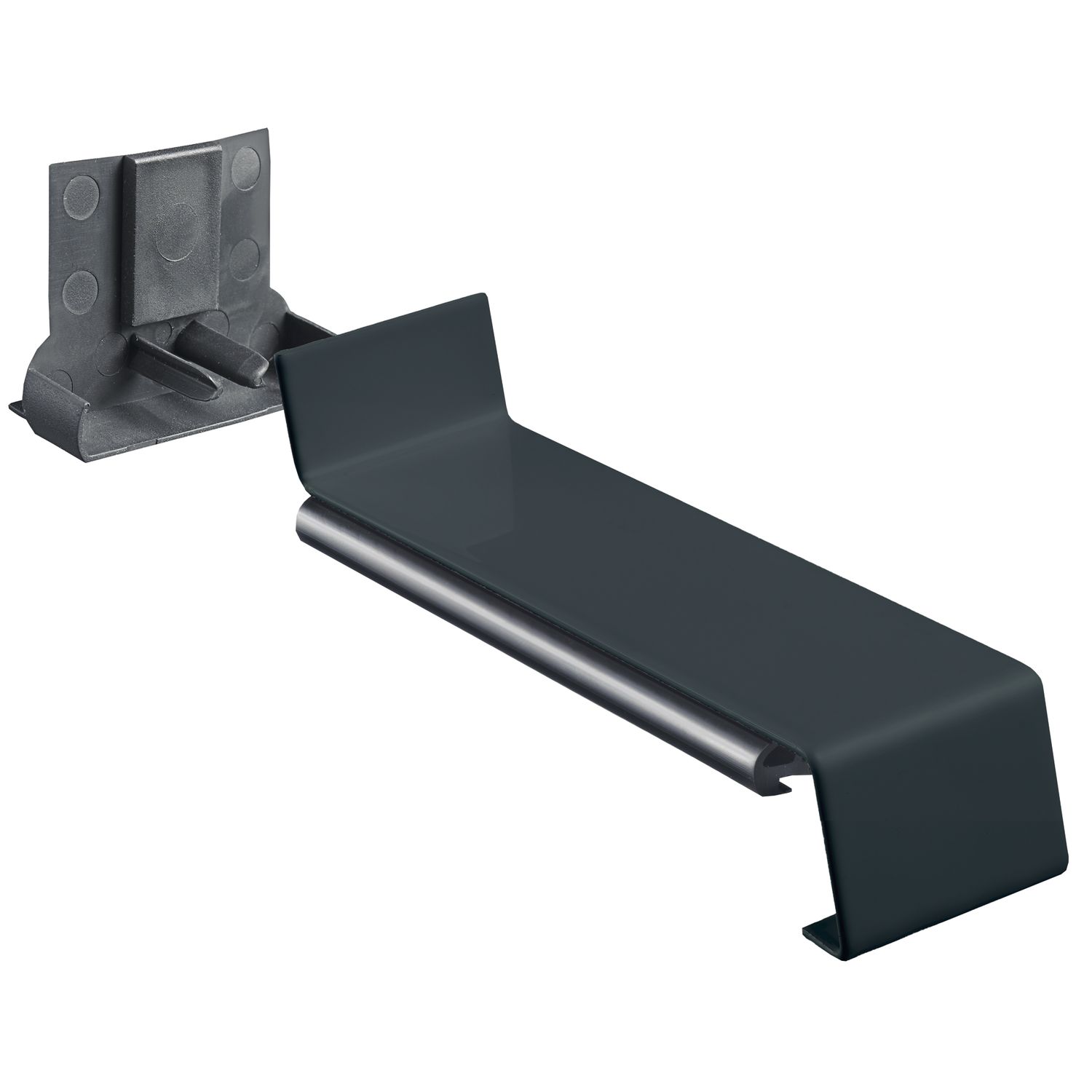 solido Verbinder Standard 25 mit Dichtteil Alu anthrazit lackiert gerader Stoß 280 mm