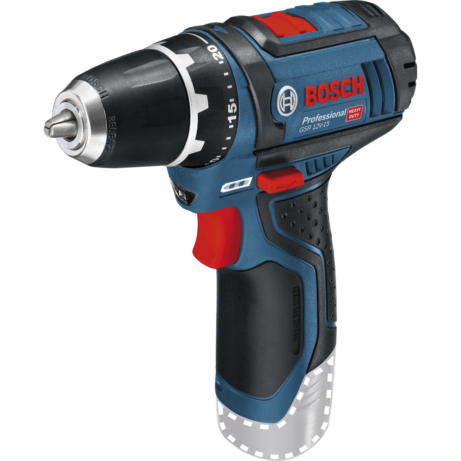 Bosch Akku-Bohrschrauber GSR 12V-15 12 Volt