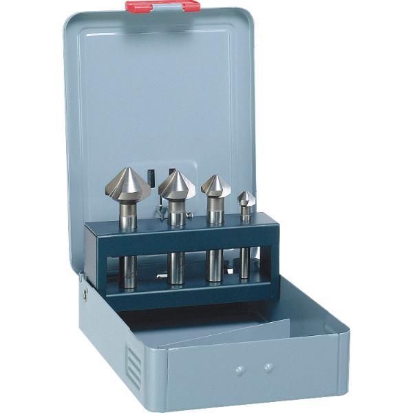 Maykestag Kegelsenker-Satz DIN335C HSS Co5 Z=3 90 Grad 10,4-25,0 mm 4-teilig