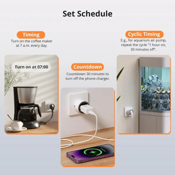 Sonoff iPlug WLAN Smart Plug S60-Serie