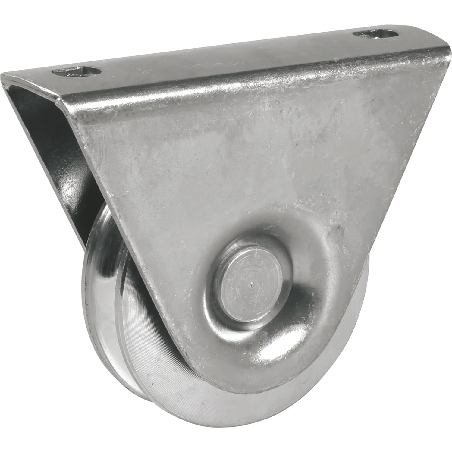 IBFM Schiebetorrolle mit Auflager 386, Ø 60mm, V-Nut , Stahl verzinkt