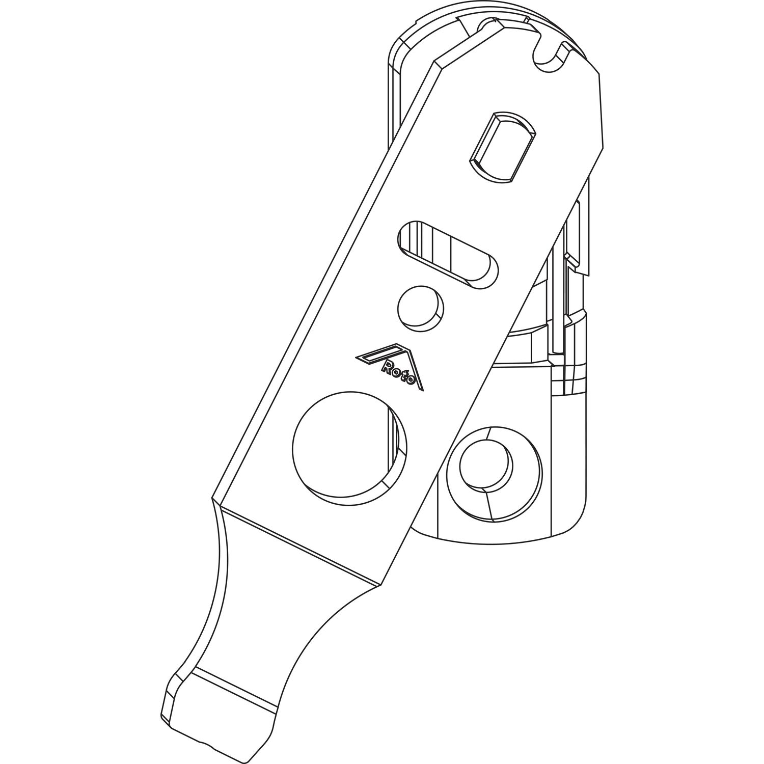 Roto ROTO NX Niveauschaltsperre Flügelteil Holz/PVC