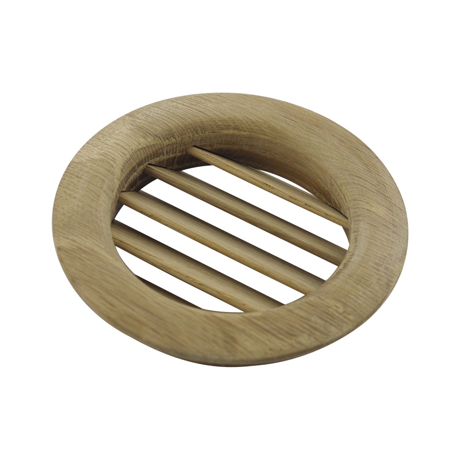 Lüftungsrosette rund 139 mm Eiche roh