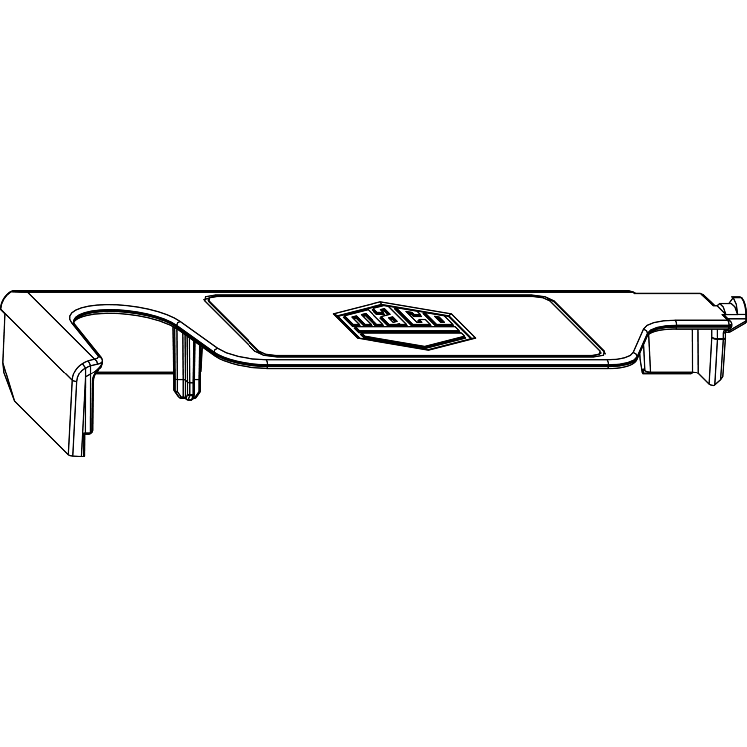 Maco #364499 MACO Abdeckkappe Ecklager POWER Holz, FT 24 mm, links, RAL 9022 (364499)