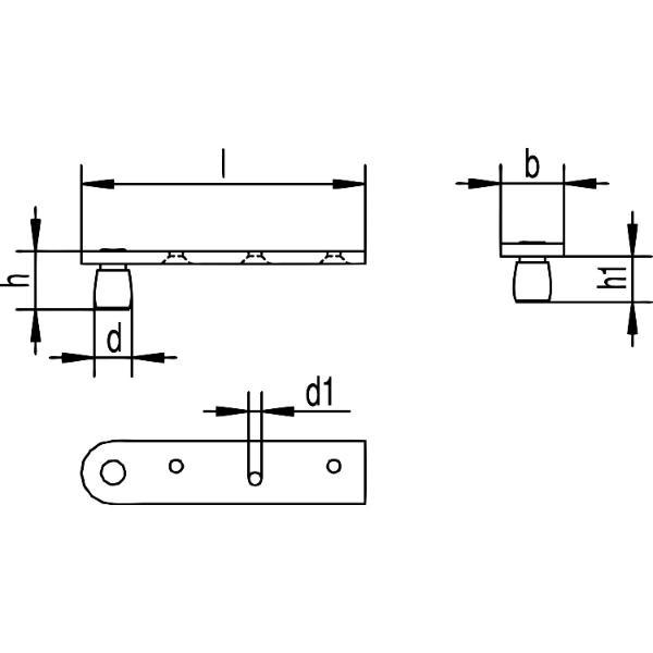 HELM Führungsrolle HELM 249 F,12 mm, Stahl verzinkt, gelb
