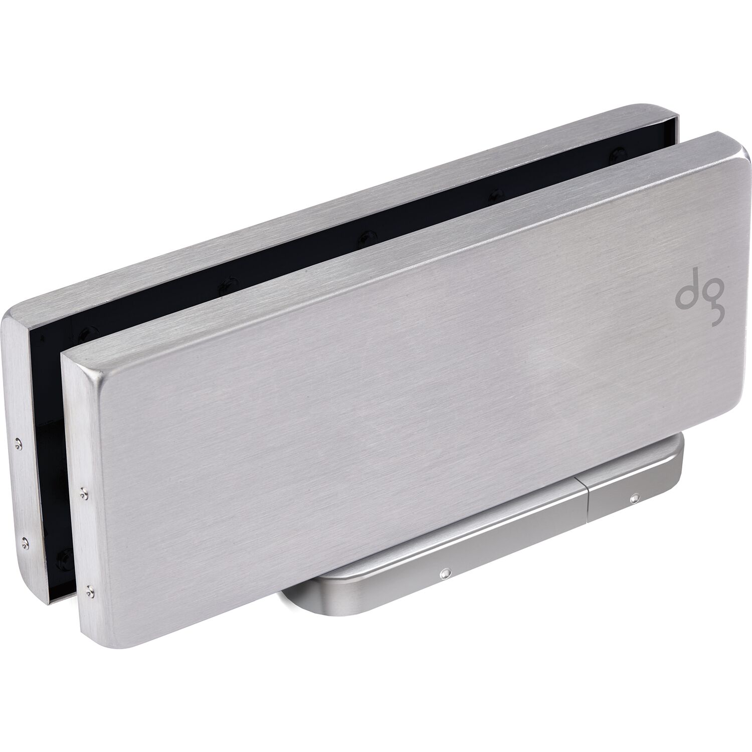 DORMA-Glas Beschlagsset Universal Motion NG33 mit Feststellung, Edelstahl