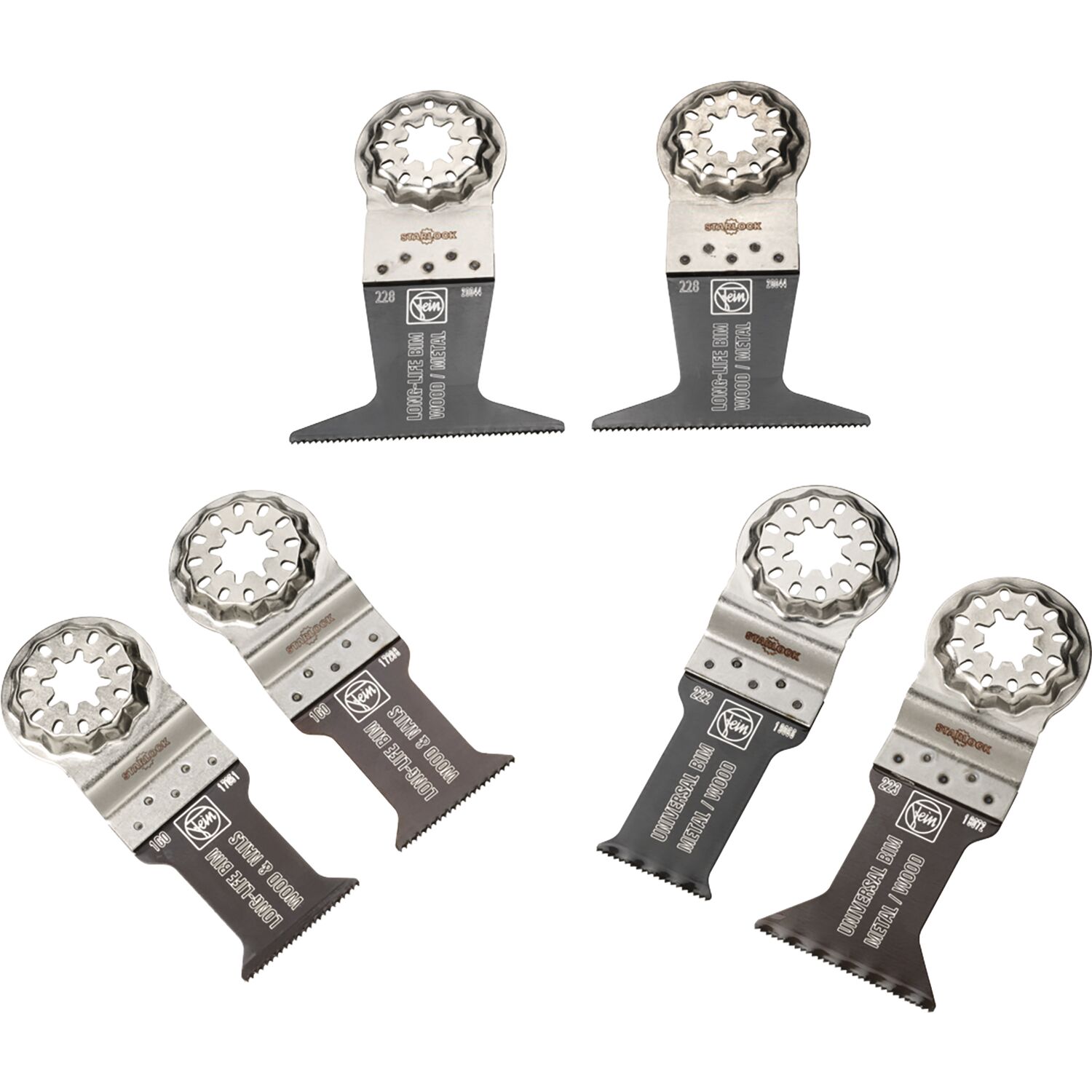 Fein Best of Starlock E-Cut Holz Metall Set 6-teilig