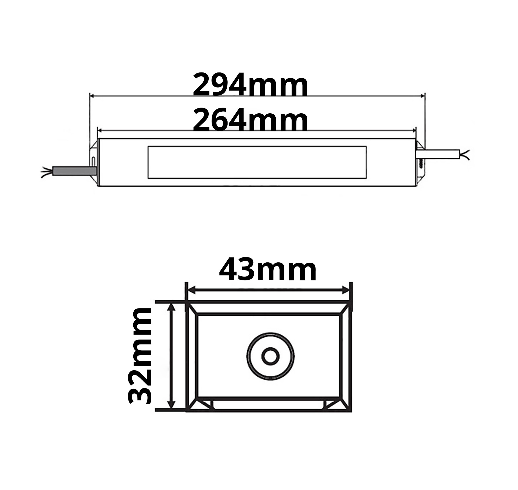 ISOLED LED Trafo 24V/DC 0-100W IP66