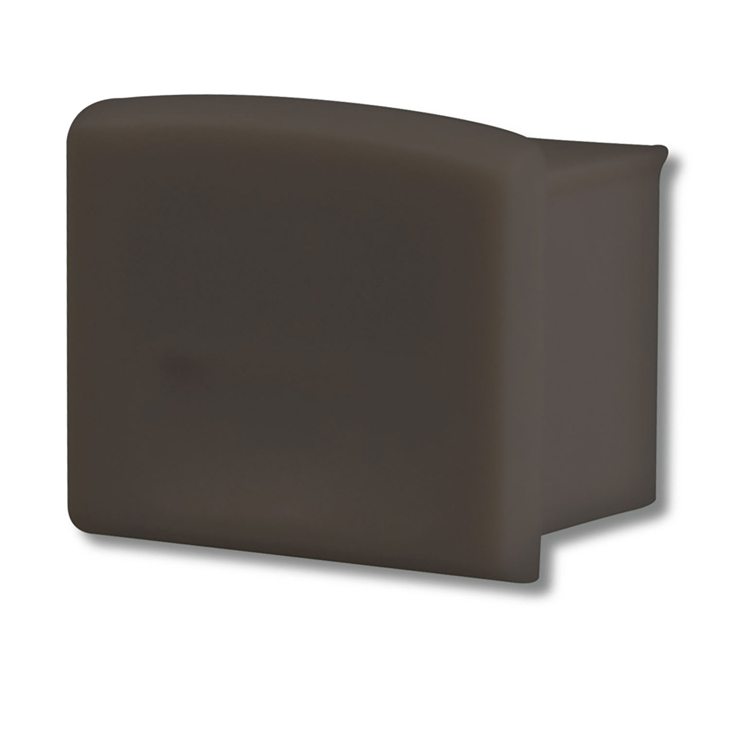 ISOLED Endkappe EC10B schwarz für Profil SURF12 BORDERLESS 1 STK