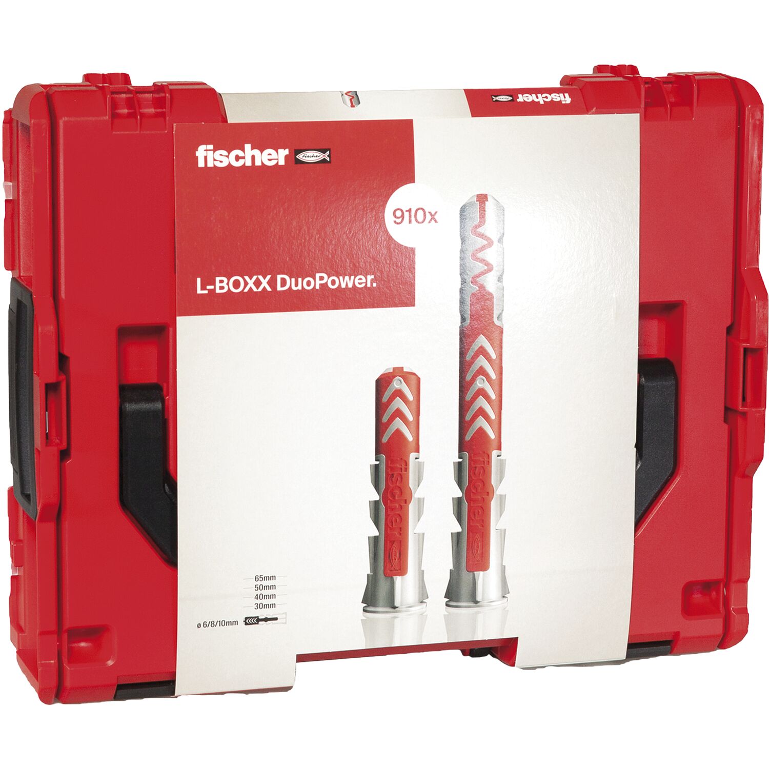 FISCHER L-BOXX DuoPower - gefüllt mit 910 Dübel