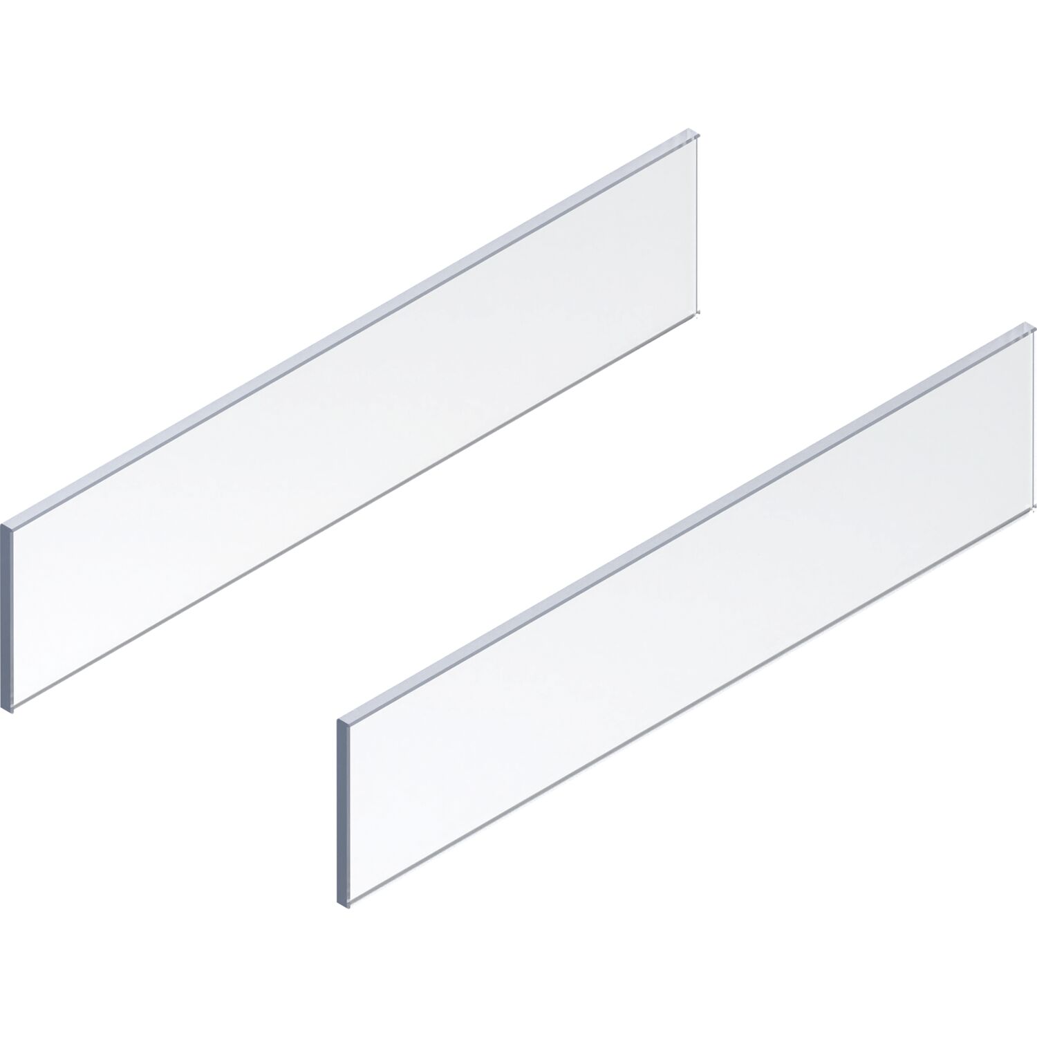 blum MERIVOBOX Einschubelement Seite, NL 500 mm, Glas klar