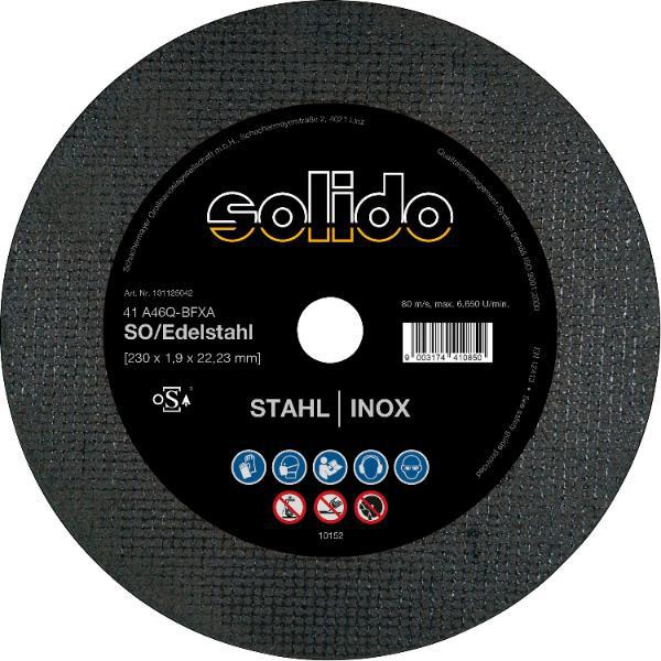 solido Trennscheibe gerade 125x1.0mm 2in1 dünn