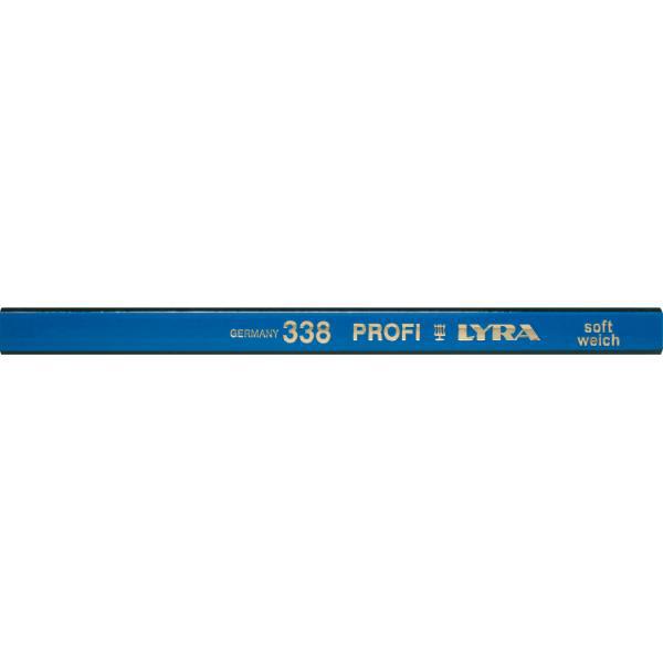Lyra Tischlerbleistift 338 Profi hart Länge 180 mm