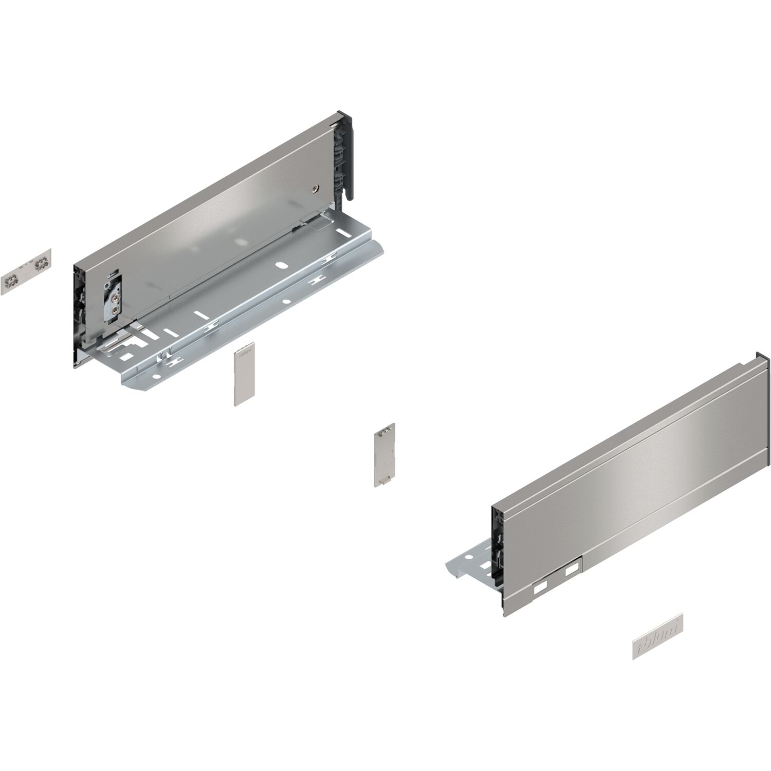 blum LEGRABOX pure Zarge Höhe M, NL 270, INOX (Anti-Fingerprint)