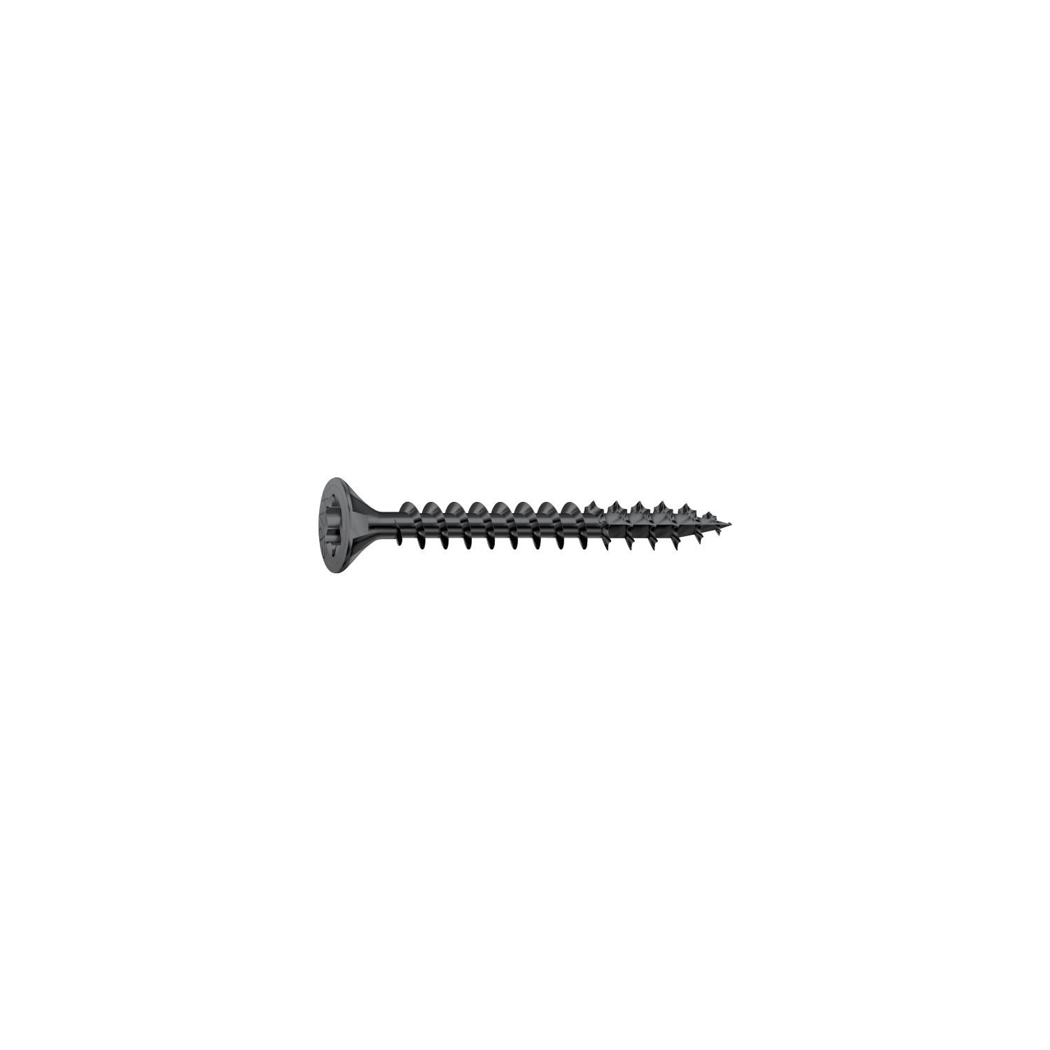 Spax Spanplattenschraube Senkkopf 3.5x16 Vollgewinde Torx 20 verzinkt schwarz (1000 Stück)