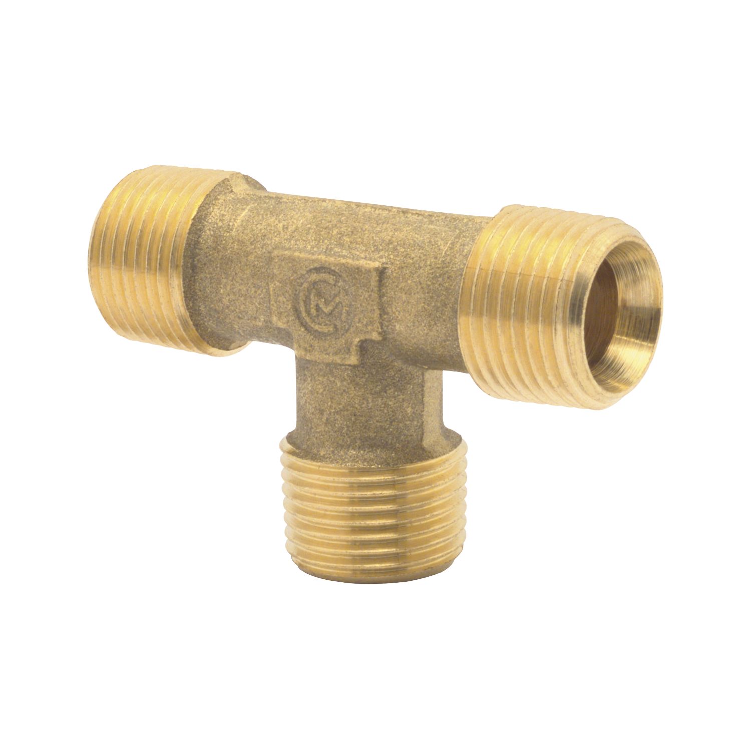 Druckluft T Stück mit AG 3/8" aus Messing