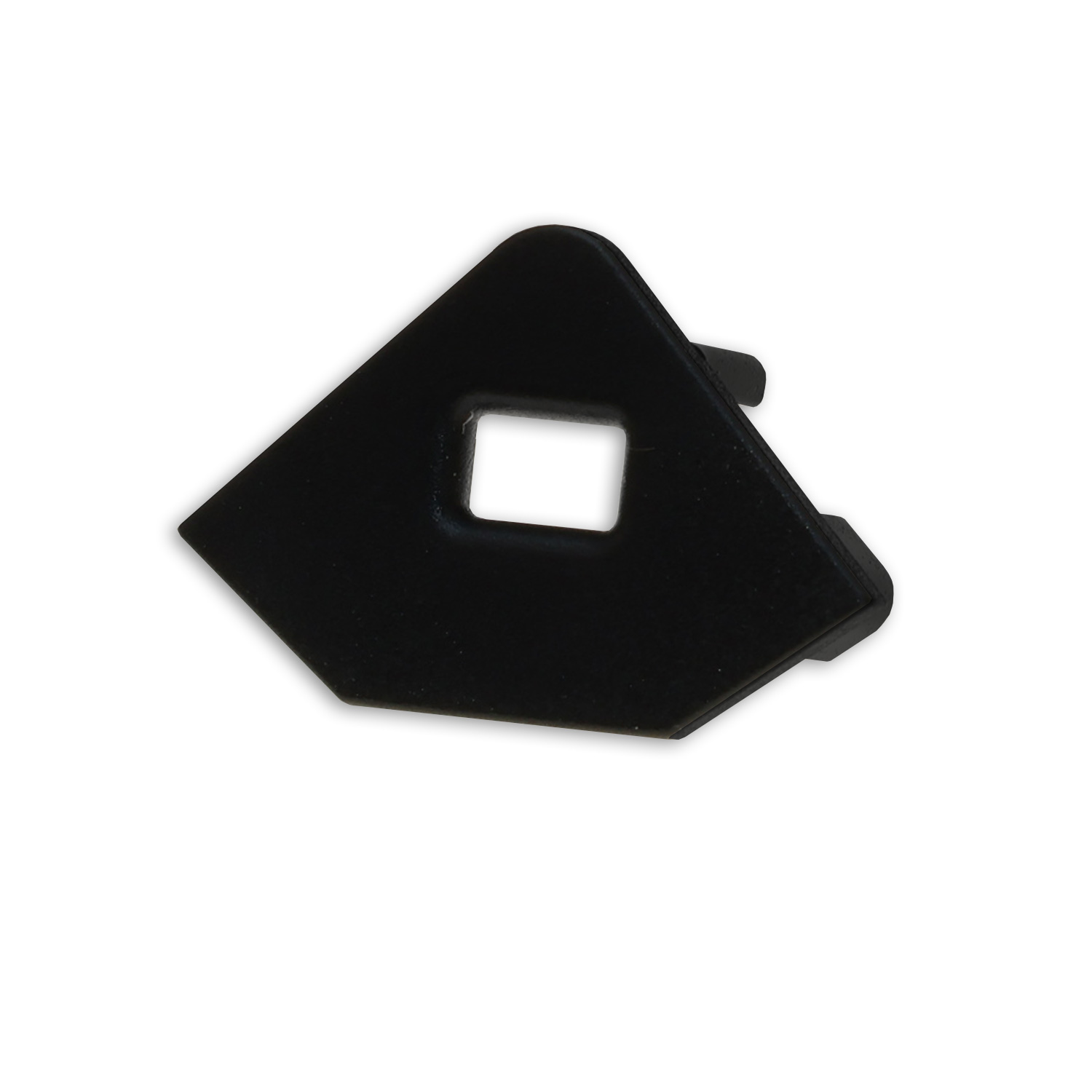 ISOLED Endkappe EC97 schwarz für Profil CORNER11n mit Kabeldurchführung 1 STK
