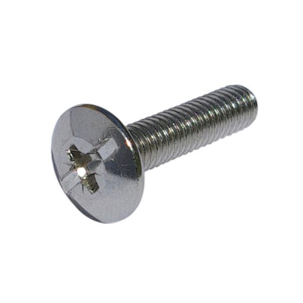 ninka Spezialschraube SO Oval 4/5/6, für Schrankrohrlager, M6 x 20mm, Stahl vernickelt