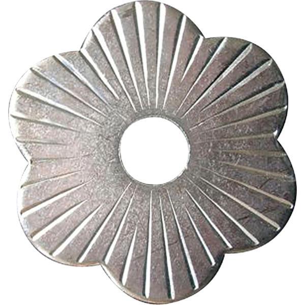Hofmann Zierrosette (Pfettenscheibe) ø 80x4 mm, Bohr-ø 17 mm, Stahl verzinkt (B)