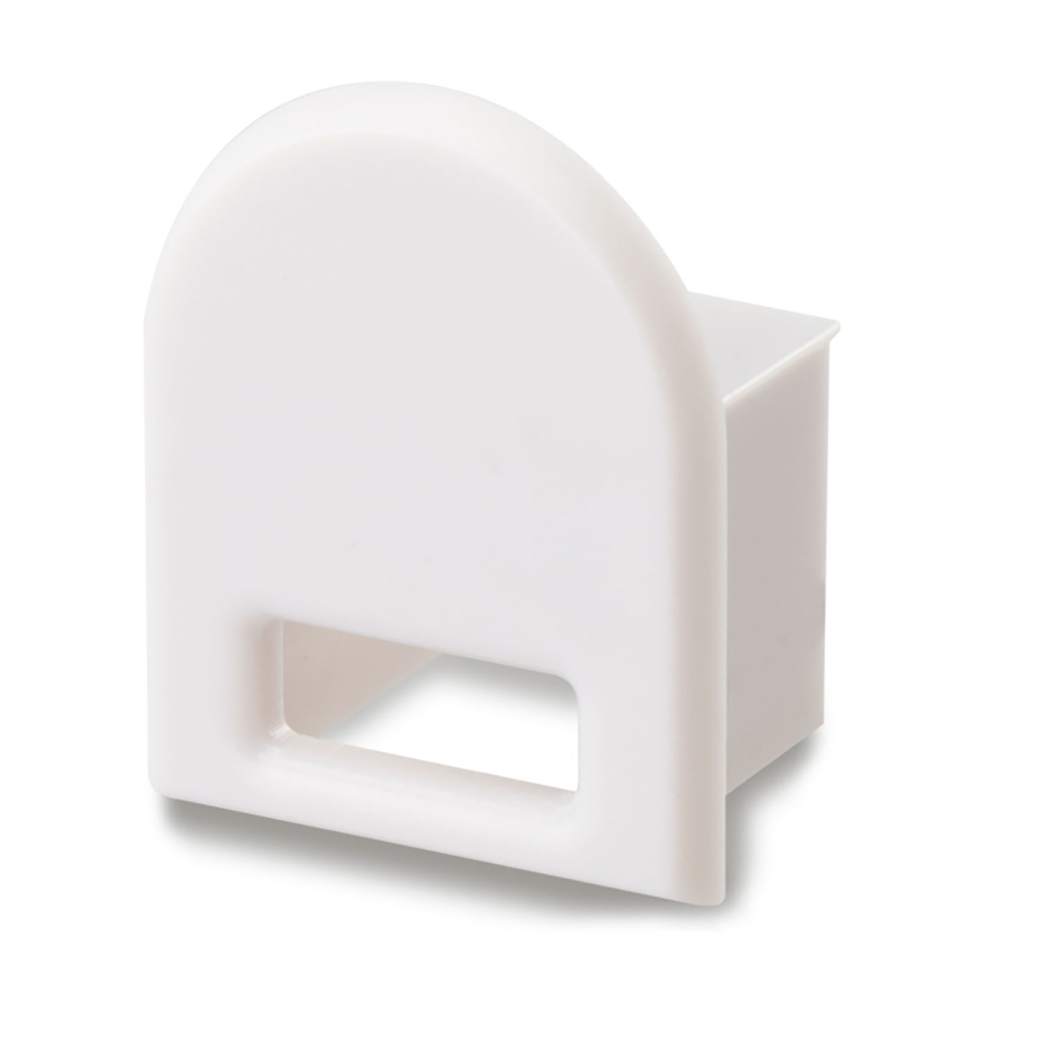 ISOLED Endkappe EC20 für SURF12 RAIL inkl. COVER5 mit Kabelausgang PVC grauweiß