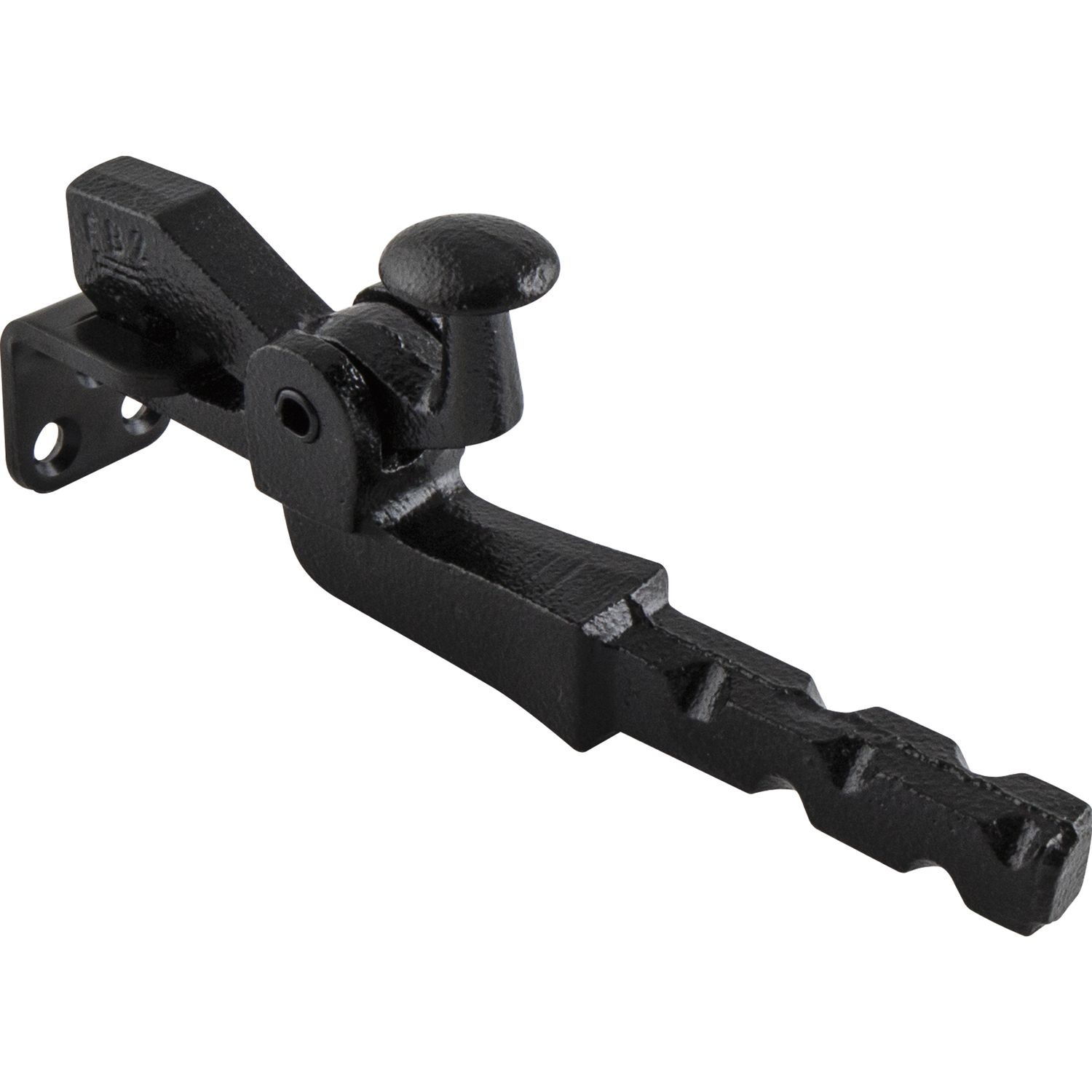 KWS Torhalter 1302 Gr.1,Länge sichtbar 110mm,Wandmontage,Temperguss schwarz lackiert