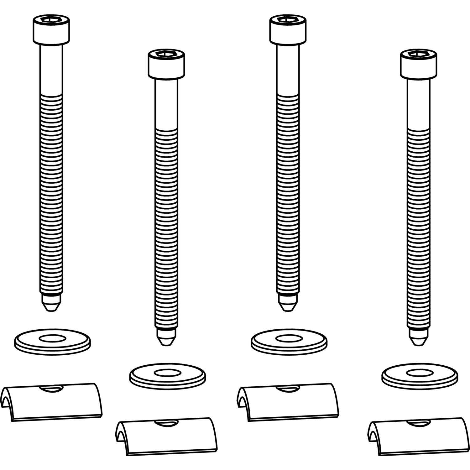 Maco #101340 Fiber-Therm Eckverbinder-Befestigungsset oben, Stahl verzinkt (101340)