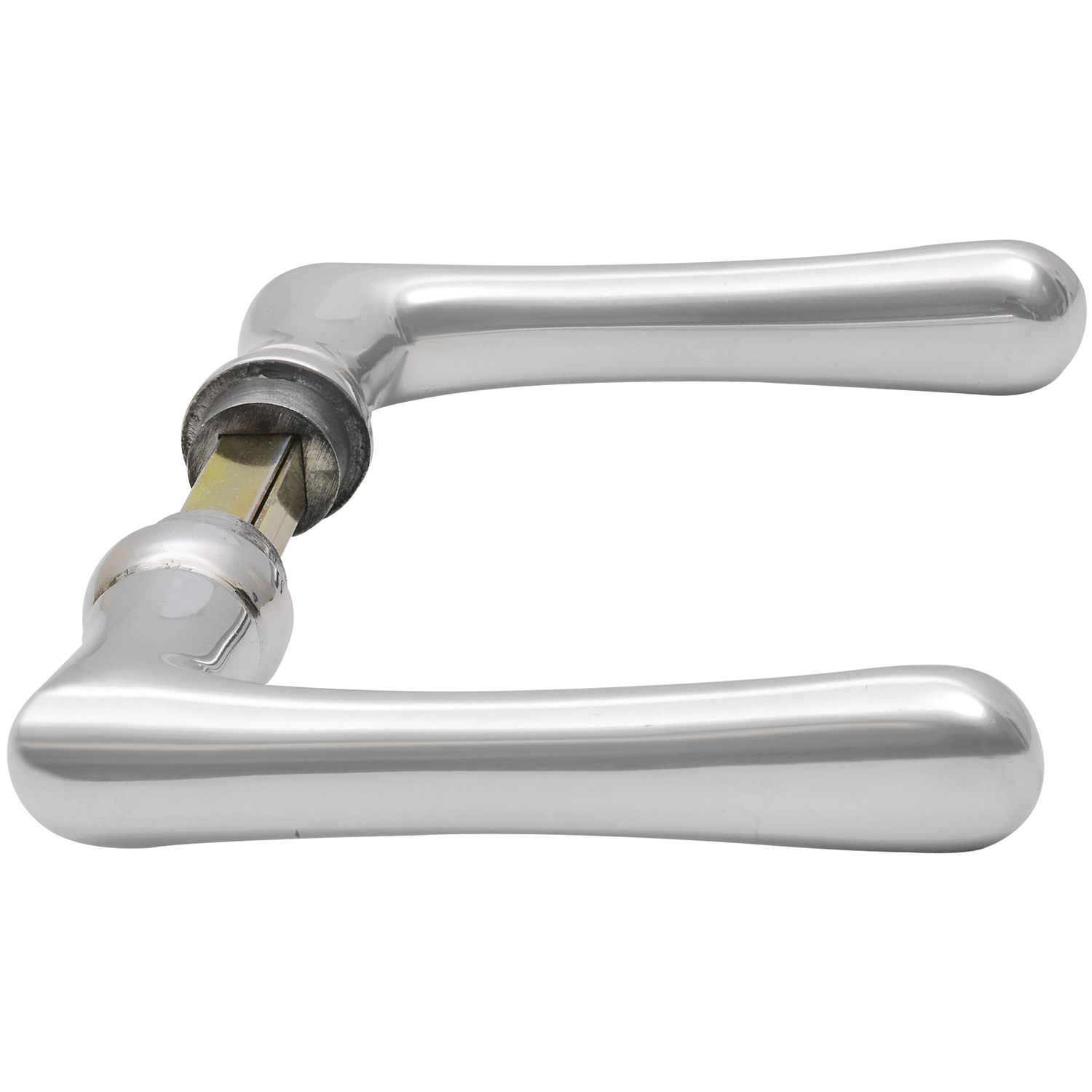Grundmann Drückerpaar ELEGANT WG 500, Aluminium poliert