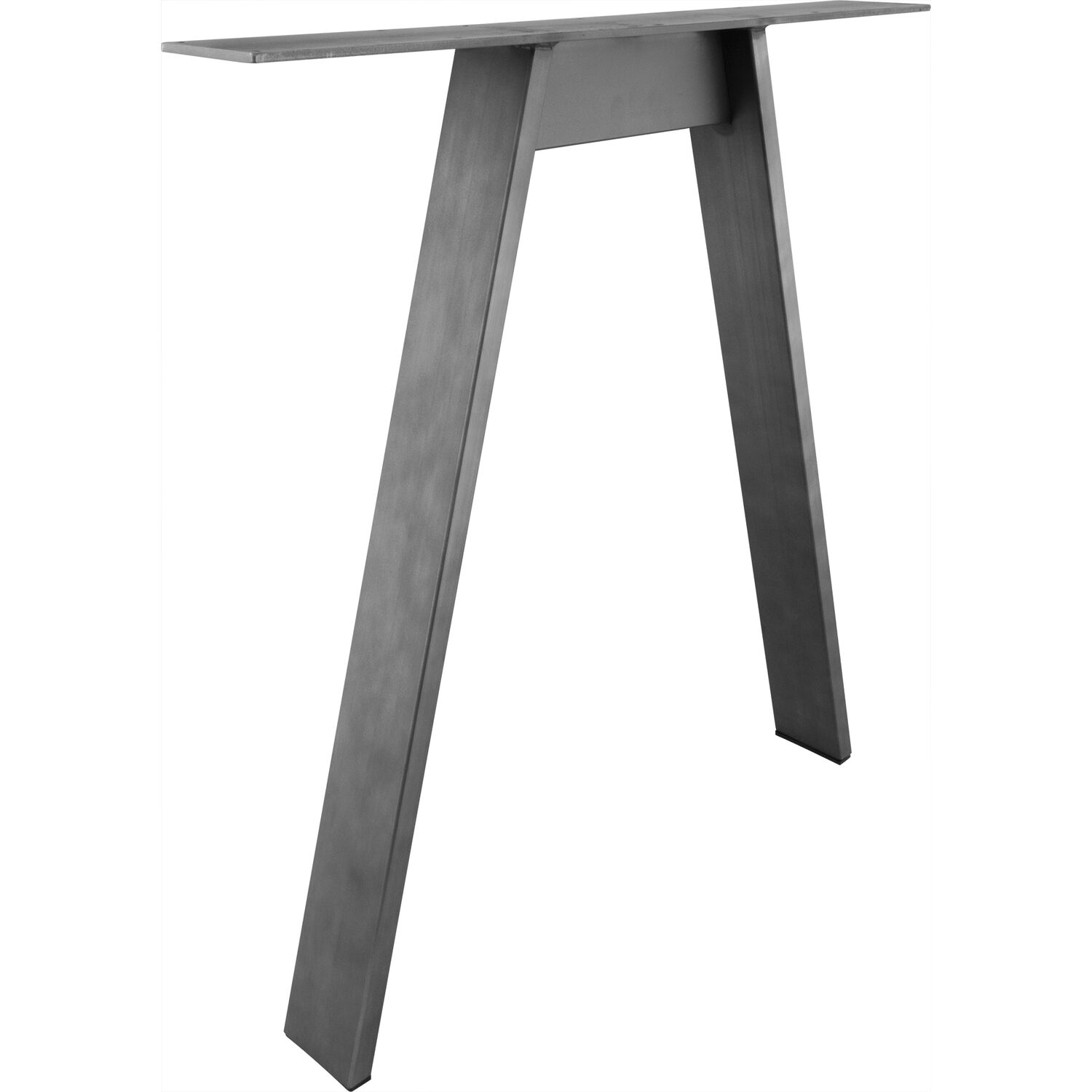 Simausrom Tischkufe A-Form Schwarzstahl schutzlackiert