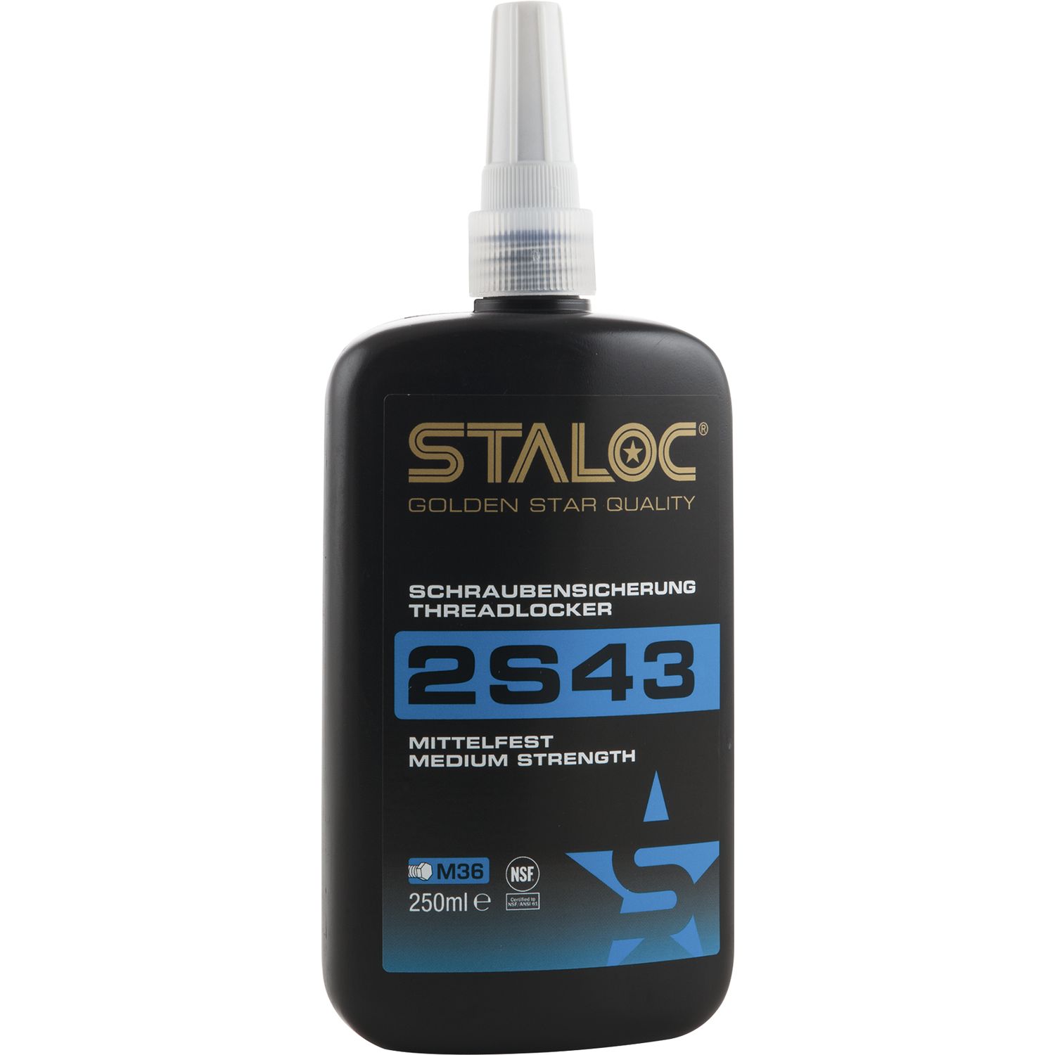STALOC 2S43 mittelfeste Schraubensicherung 250ml (250 ml)
