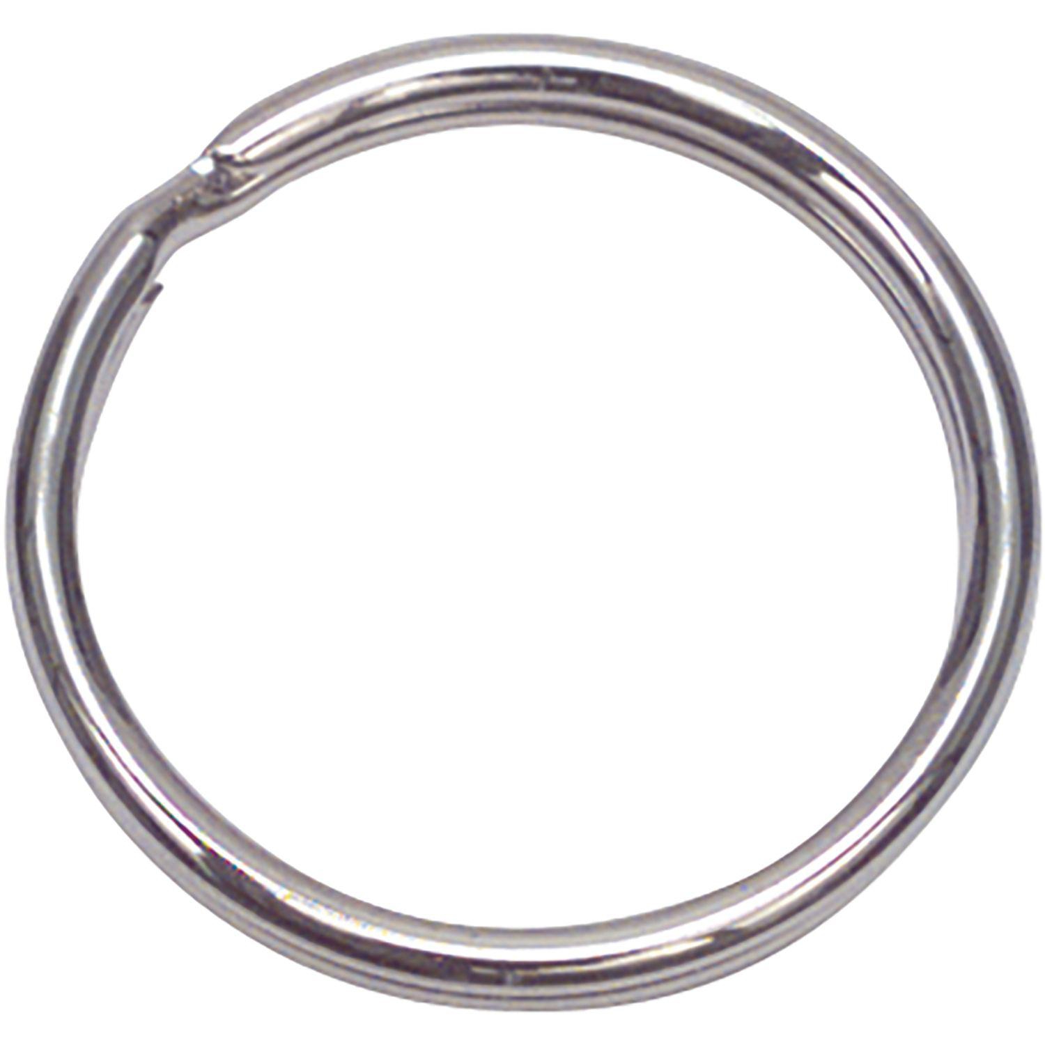 Reiher Schlüsselring - ø 30mm Stahl vernickelt
