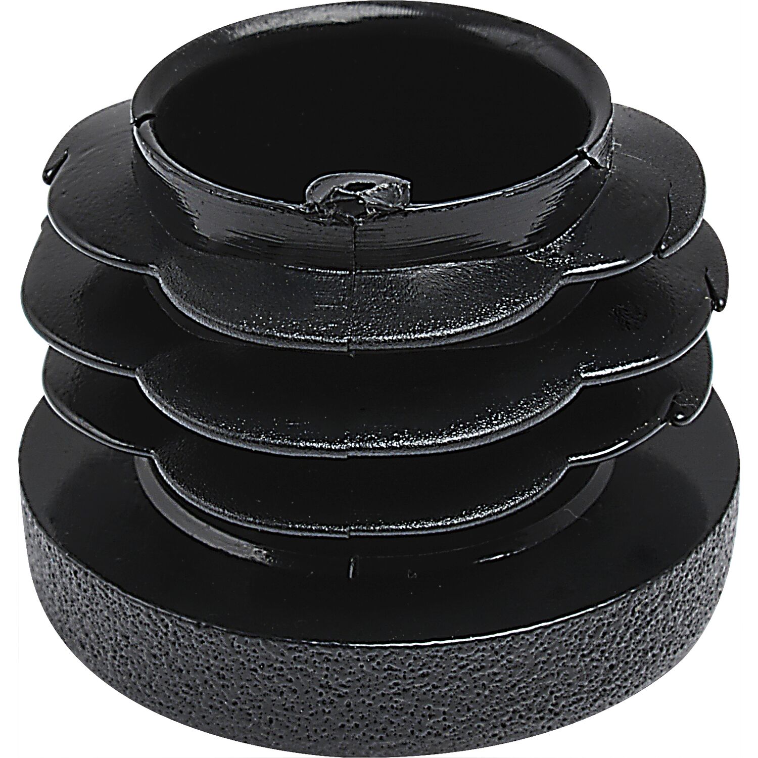 Lamellenstopfen ø 85mm Wandstärke 1,5 - 4 mm schwarz