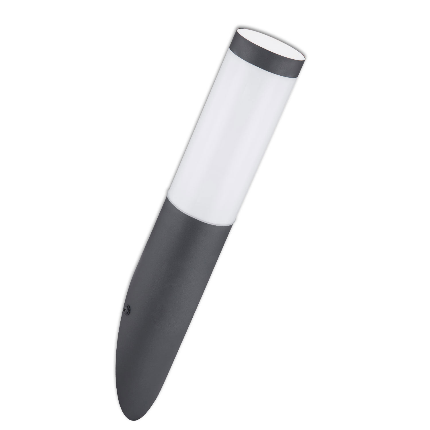 ISOLED Wandleuchte anthrazit IP44 1x E27 Fassung exkl. Leuchtmittel