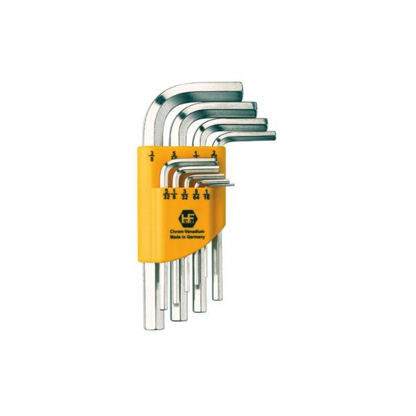 HaFu Sechskant Stiftschlüssel-Satz Zoll im Clip Gr. 0,05"-3/8" 13-teilig