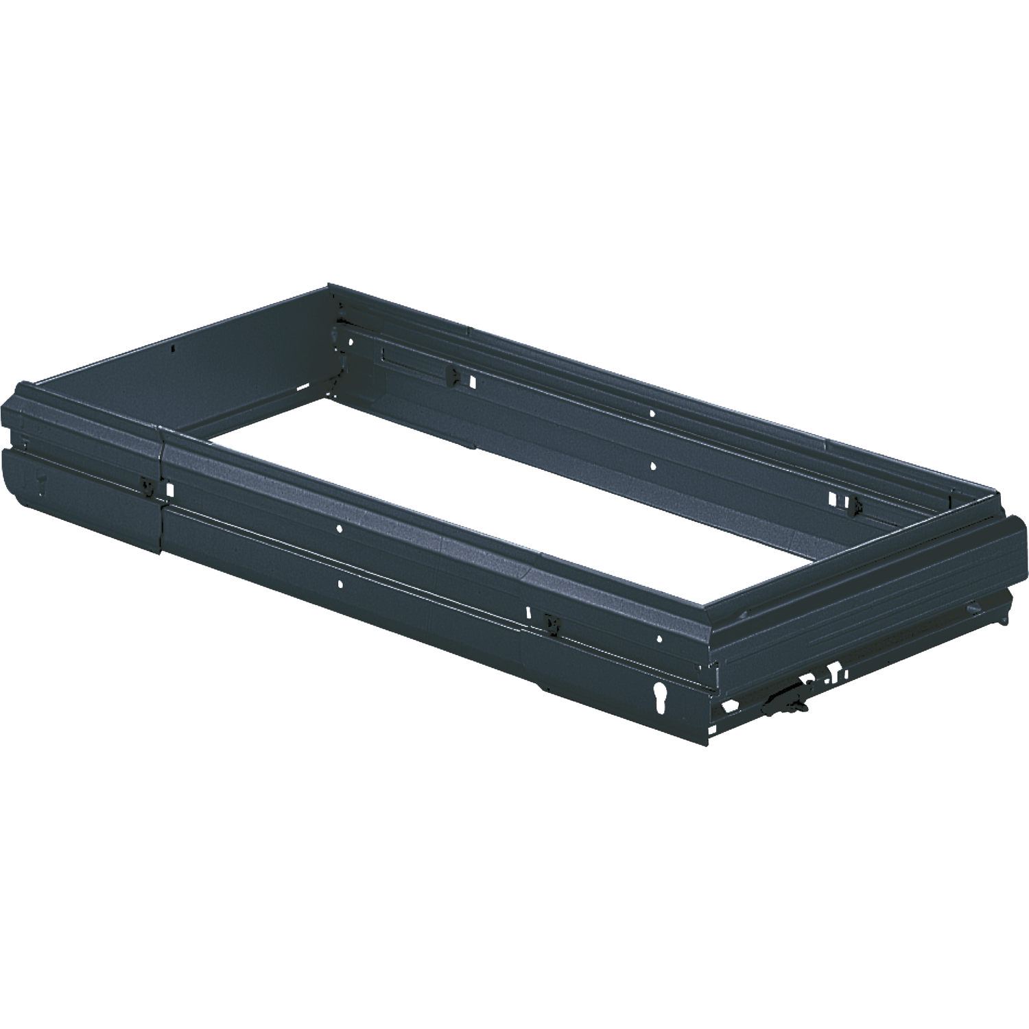 HETTICH Systema Top 2000 Hängeregistratur-Rahmen 534-706 / 316 mm schwarz