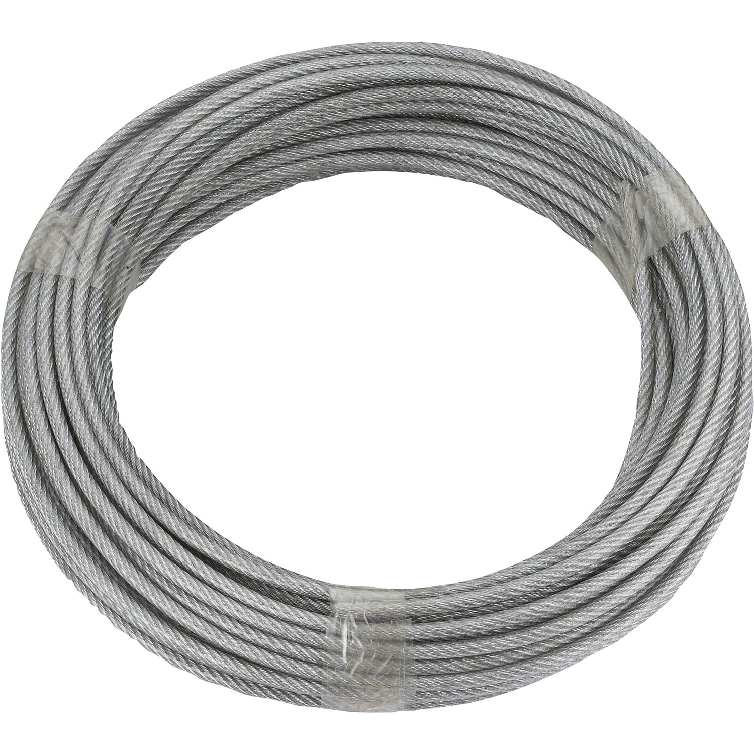 Dörner + Helmer Ruck-Zuck Stahlseil PVC-umm. 3/4mm, Ring 20m