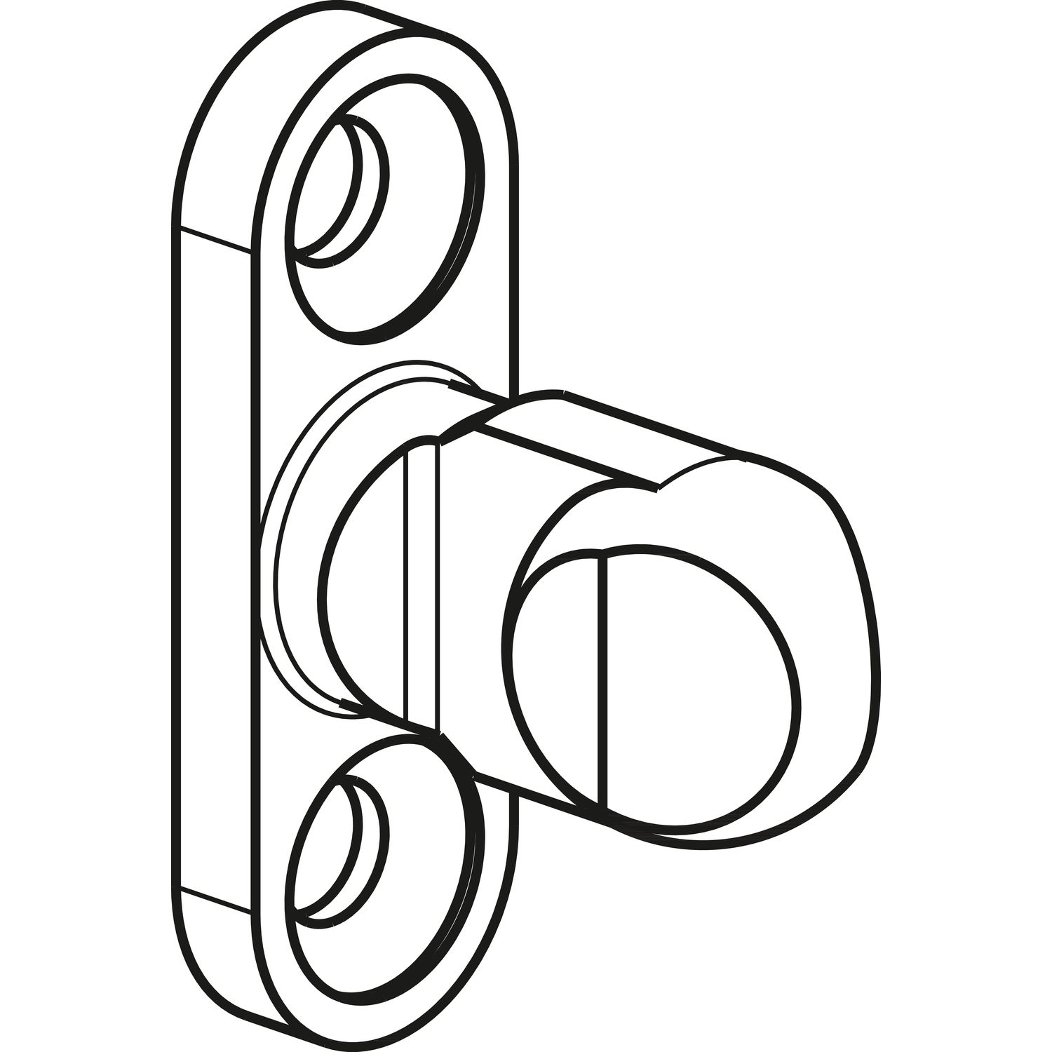 GU HS Riegelbolzen Gr. 3 für PVC, ab FH 2300 mm, silber