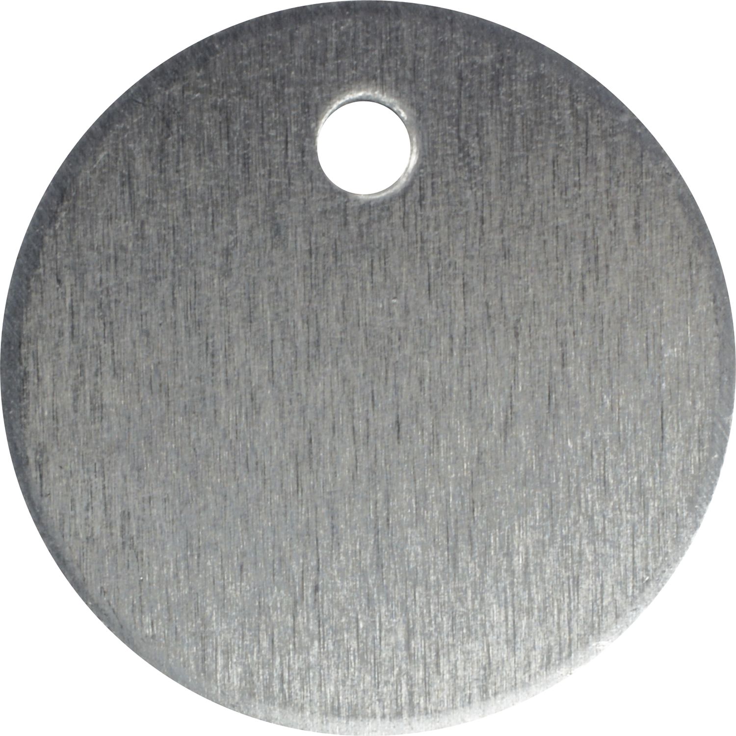 Schlüsselnummer ohne Prägung ø 25 mm, Aluminium blank