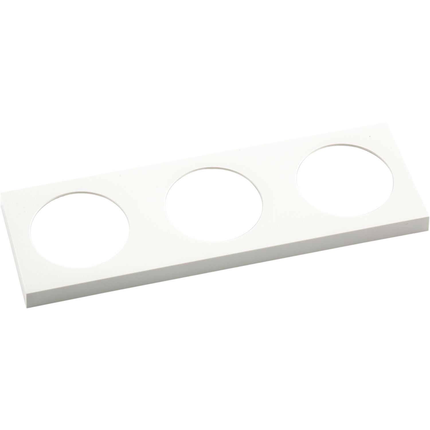 Berker Integro Pure Rahmen 3fach polarweiß glänzend