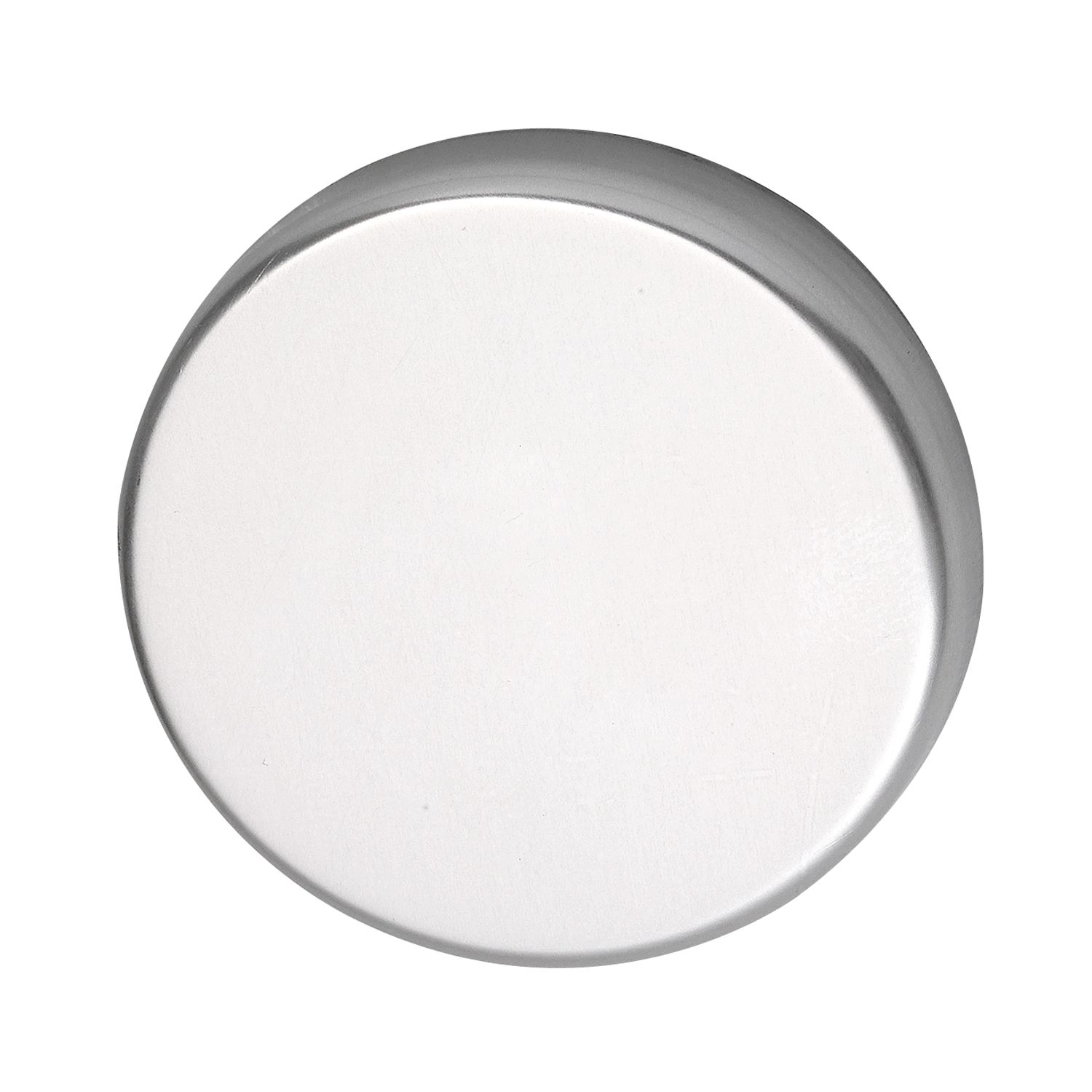 Grundmann FH-Blindrosette WG mit Universalträger "U" ø 50, H: 8, silber elox