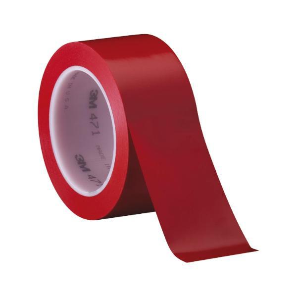 3M Weich-PVC-Klebeband 471 0,12mm x 50mm x 33m rot (24 Stück)