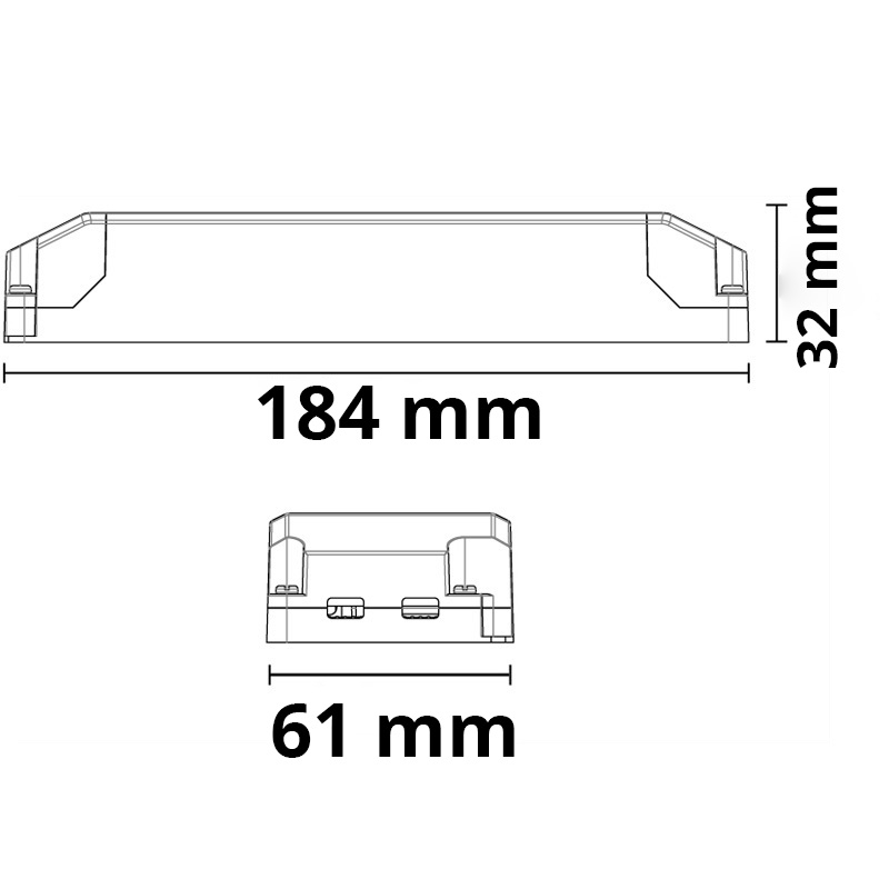 ISOLED LED Trafo 12V/DC 0-100W SELV