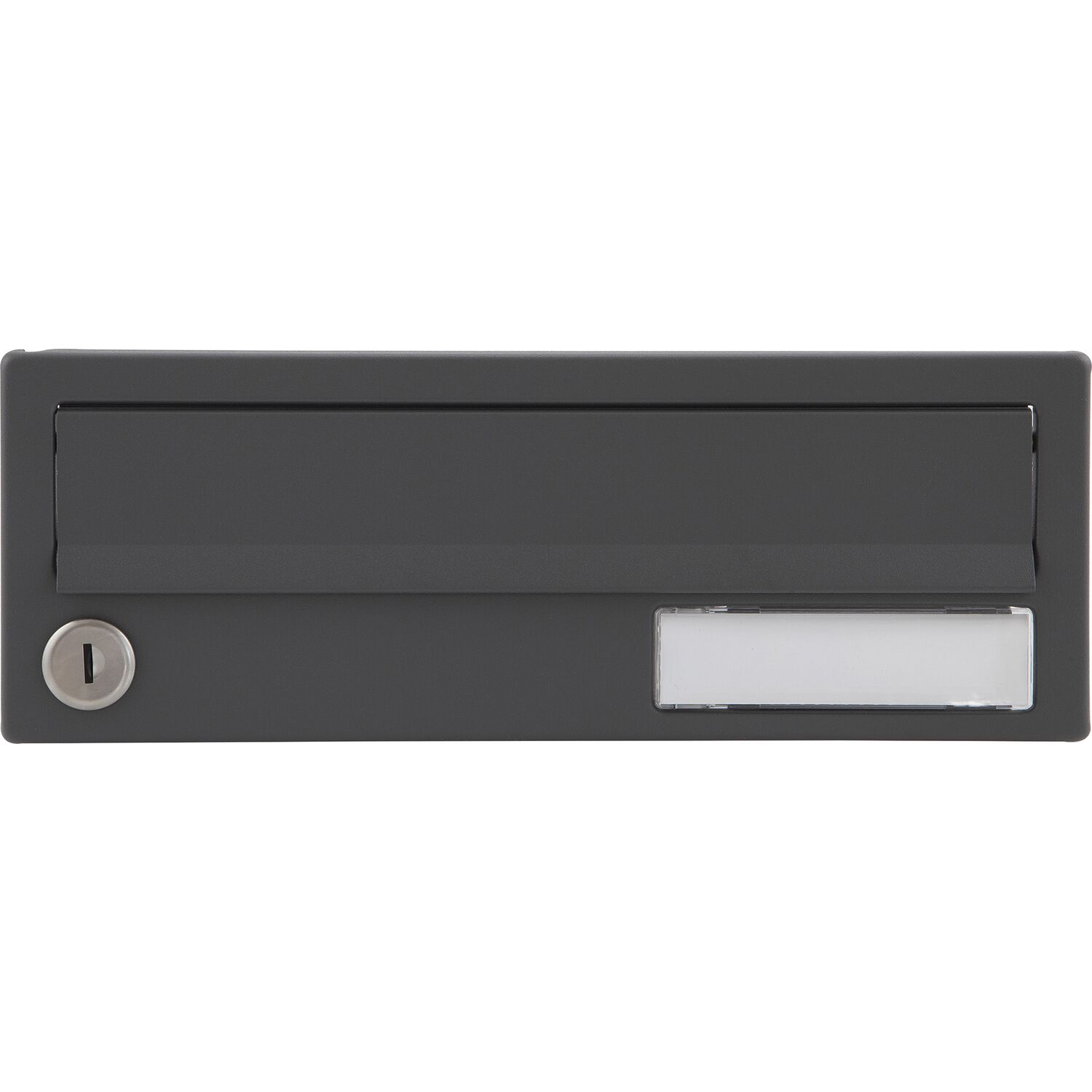 ninka RENZ Ersatztüre für Hausbrieffachanlage 395 x 110 mm, basaltgrau RAL 7012