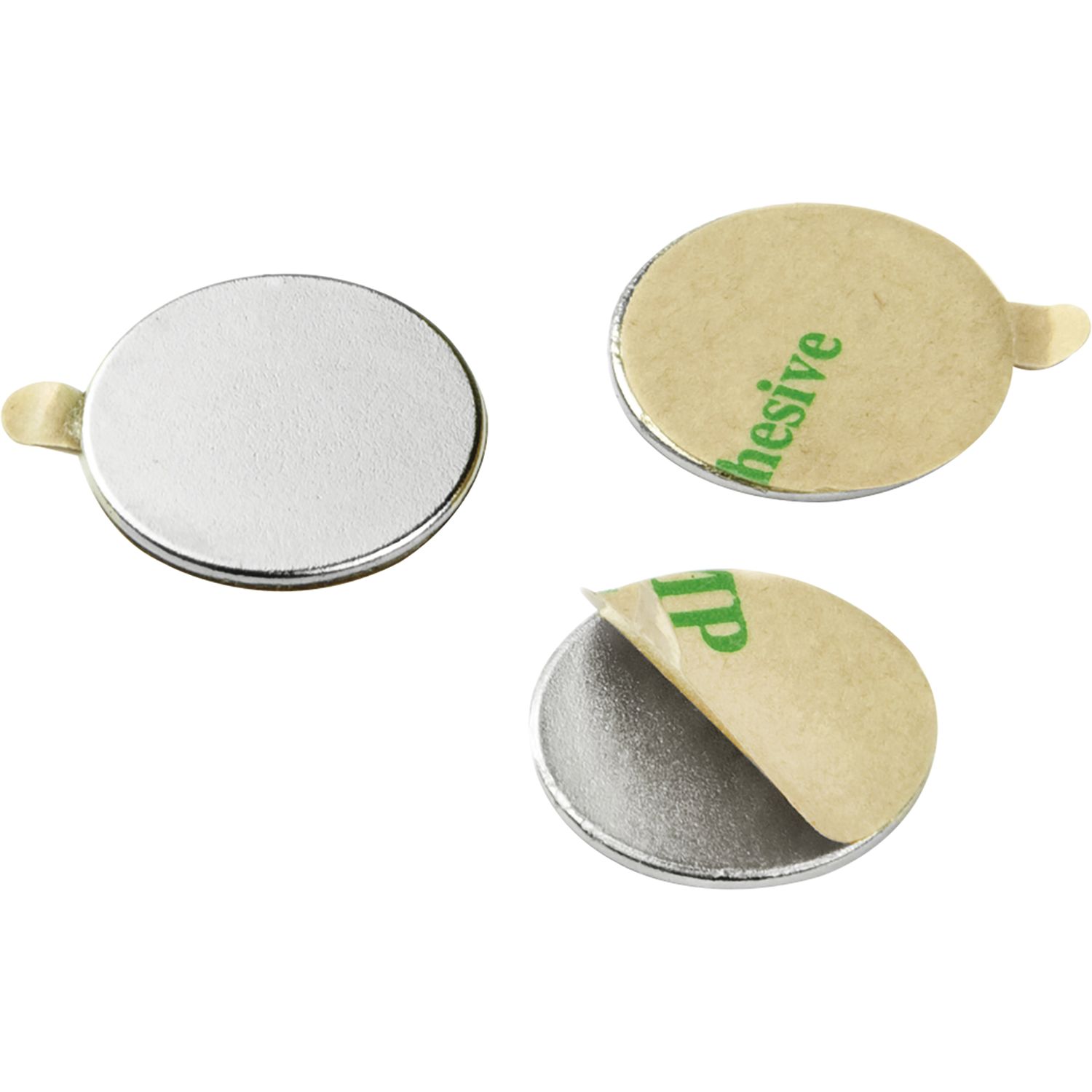 Supermagnete Scheibenmagnet selbstklebend Ø 15 mm
