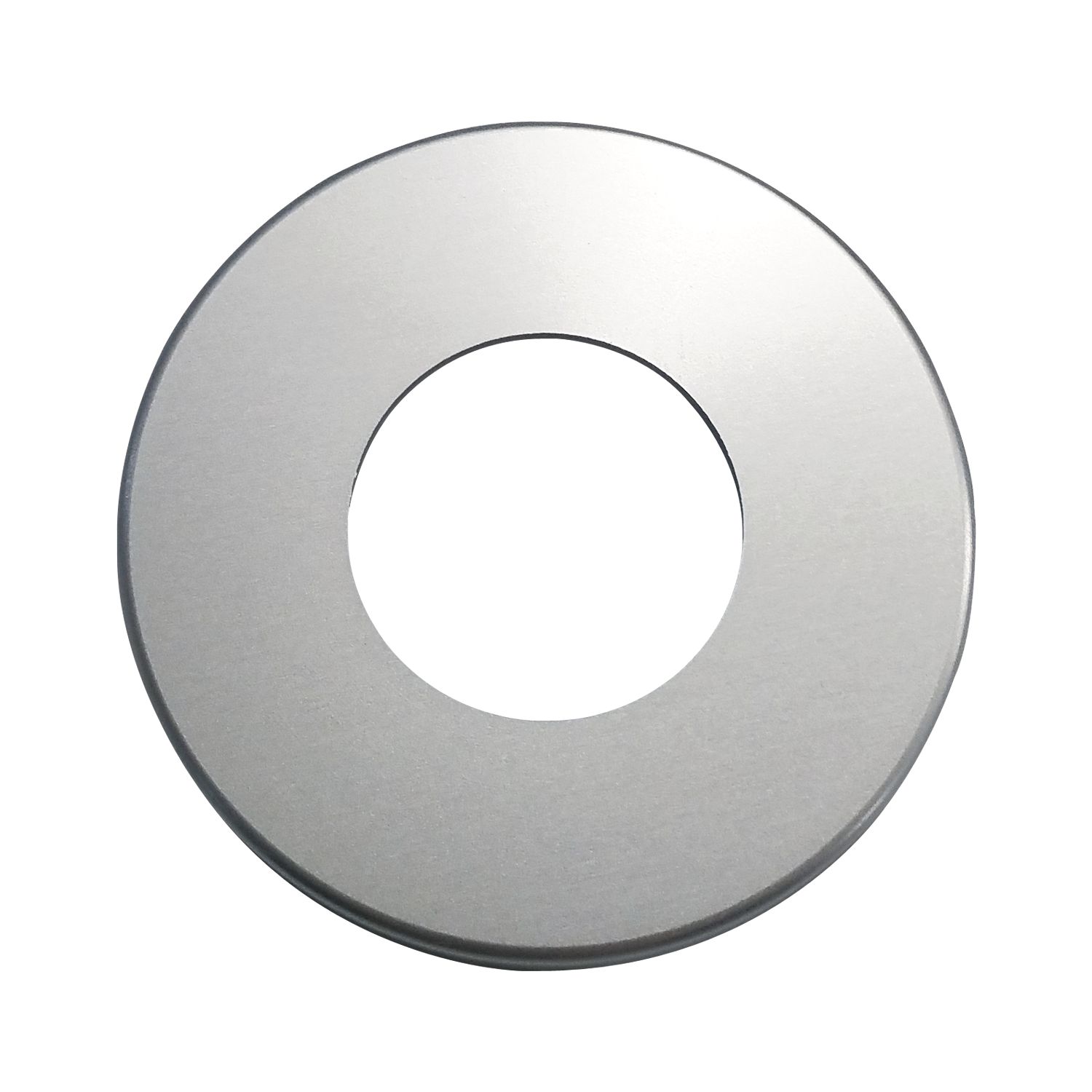 Grundmann Drückerrosette WG ø 50 mm, mit Anschraubträger "T", silber eloxiert