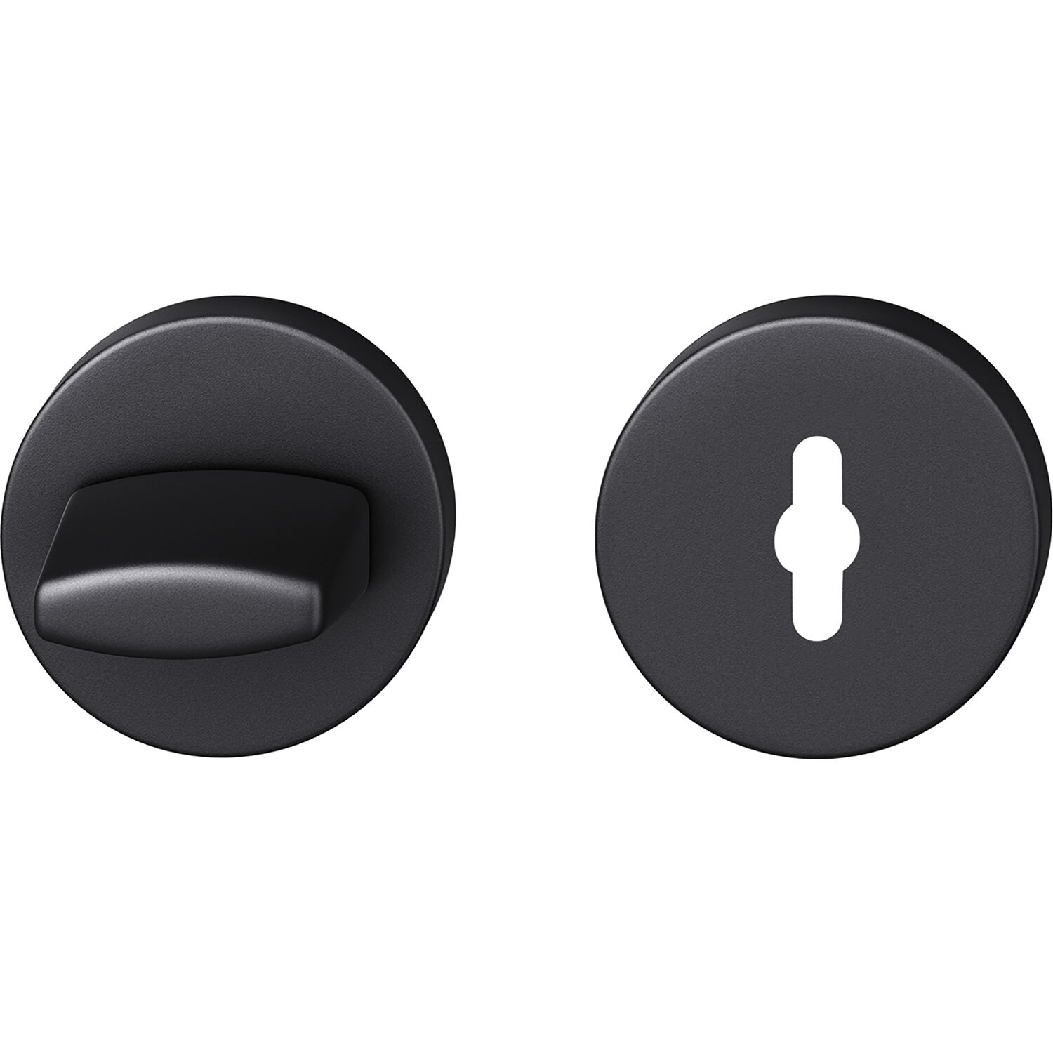 FSB FSB WC Rosette 17 1735 00054 ASL, R/8 mm, ohne Schauscheibe, Aluminium schwarz